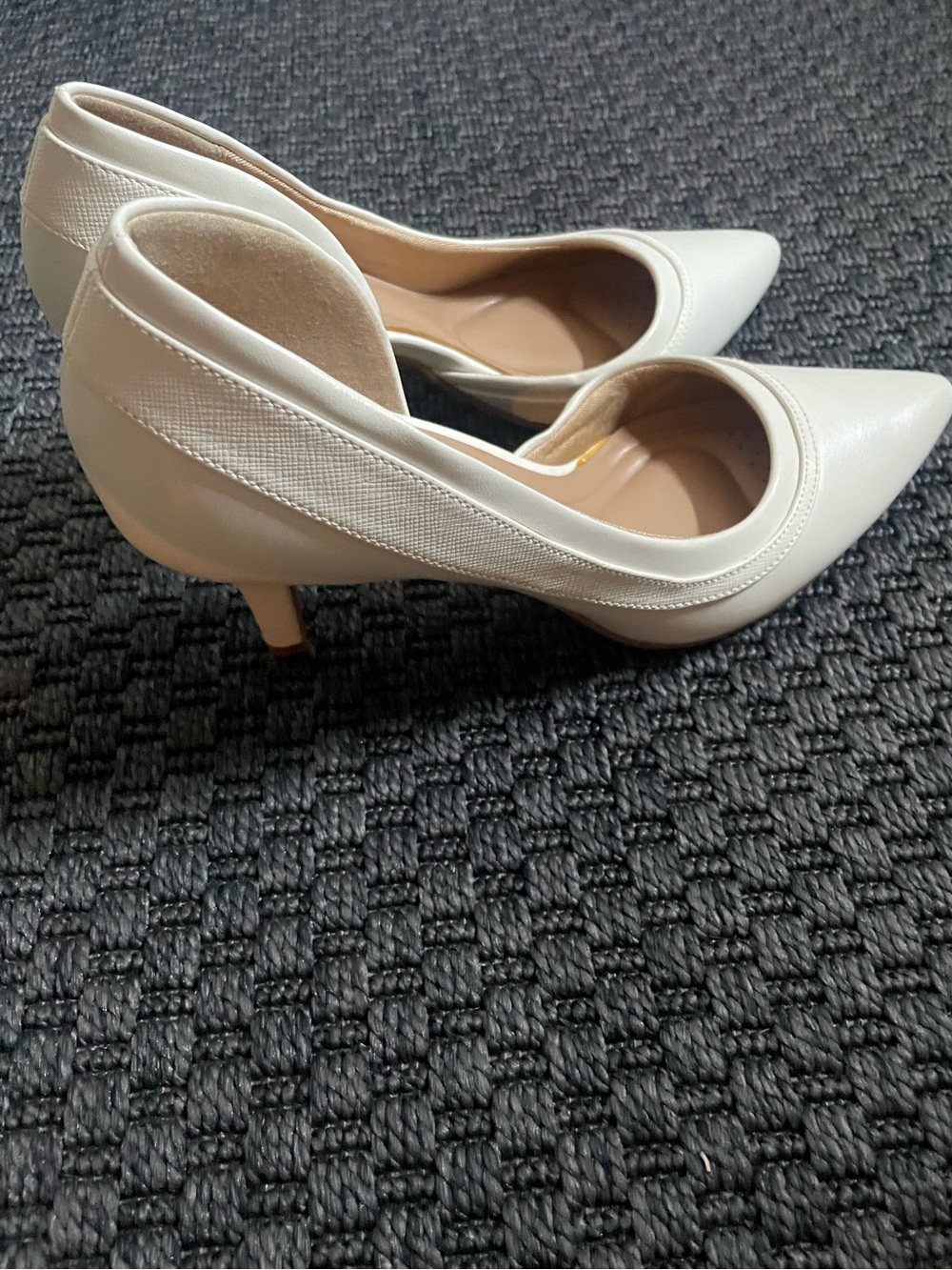 Classic Women's Pointed Toe Pumps in Ivory